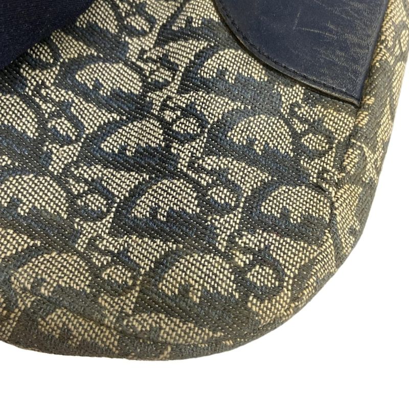 DIOR Christian Dior Shoulder Bag Maris Pearltrotter Ivory X Navy X Black Leather