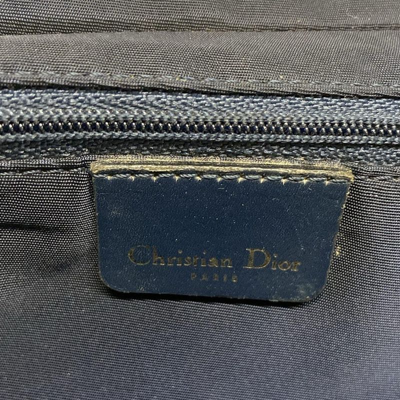 DIOR Christian Dior Shoulder Bag Maris Pearltrotter Ivory X Navy X Black Leather