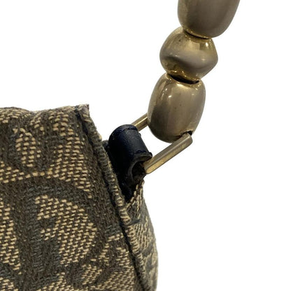 DIOR Christian Dior Shoulder Bag Maris Pearltrotter Ivory X Navy X Black Leather