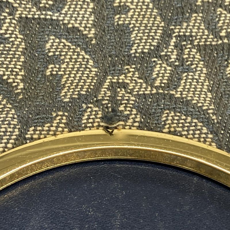 DIOR Christian Dior Shoulder Bag Maris Pearltrotter Ivory X Navy X Black Leather