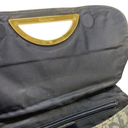 DIOR Christian Dior Shoulder Bag Maris Pearltrotter Ivory X Navy X Black Leather