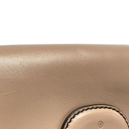 Gucci Shoulder Bag Emily GG Pattern 295402 Beige Dark Brown And Pink Beige