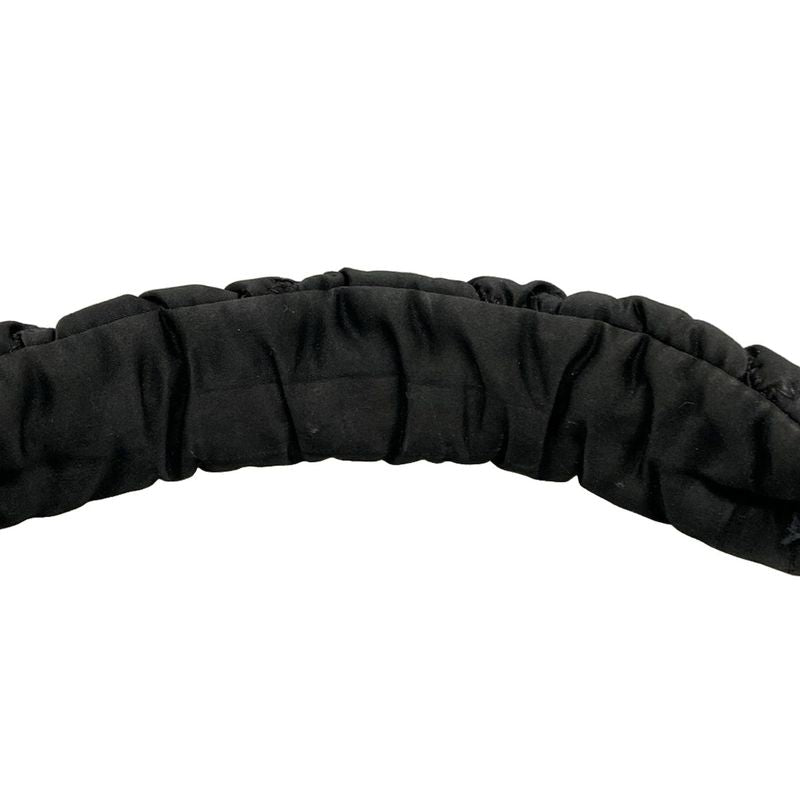 Chanel Shoulder Bag Bubble Quilt Black Chain Shoulder Silver Hardware