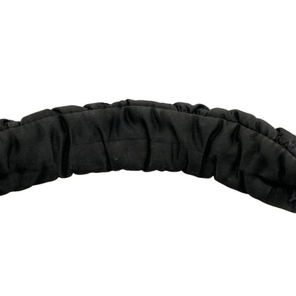 Chanel Shoulder Bag Bubble Quilt Black Chain Shoulder Silver Hardware