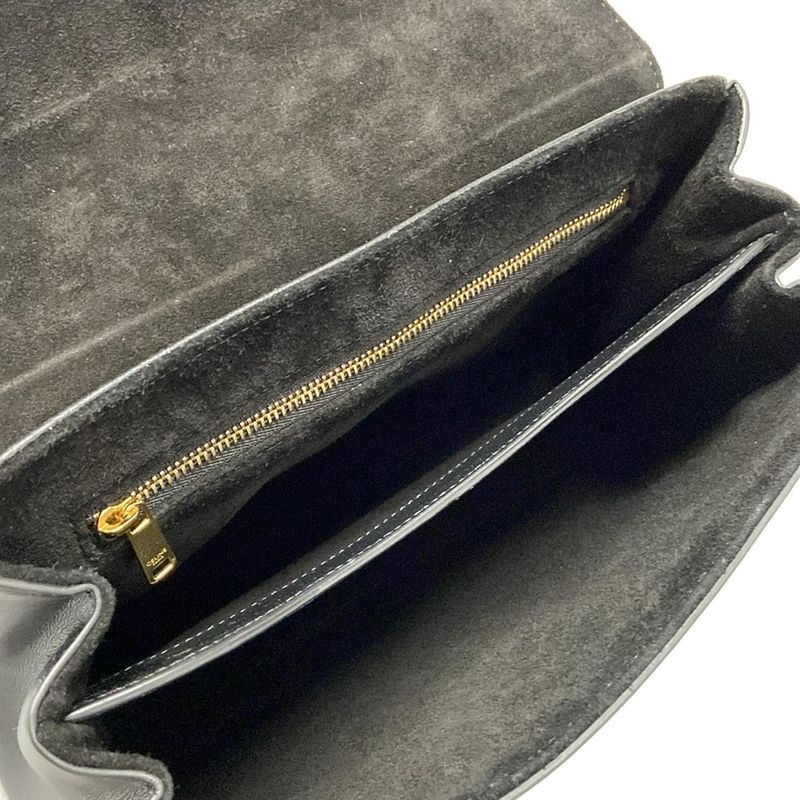Celine Shoulder Bag Teen Soft 16 (sase) Black