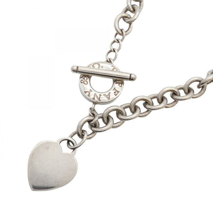 Tiffany & Co Necklace Heart Tag Toggle Silver 925 Ladies