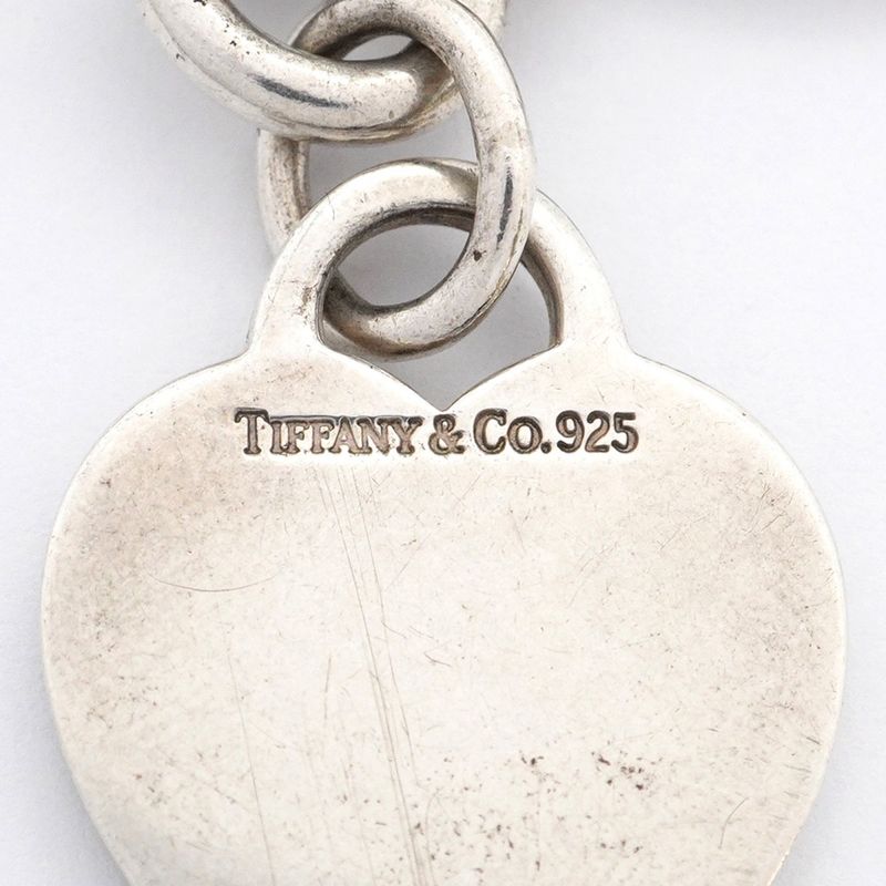 Tiffany & Co Necklace Heart Tag Toggle Silver 925 Ladies