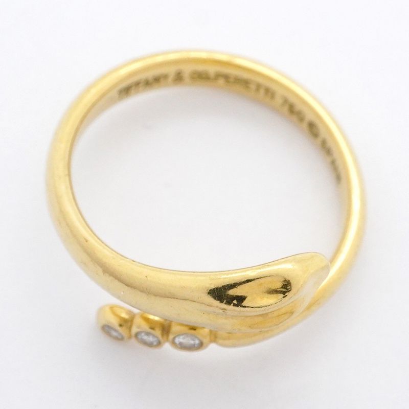 Tiffany & Co Ring Snake 3PD 18K Yellow Gold Yellow Gold With Diamonds Size 10.5