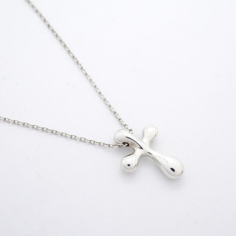 Tiffany & Co Necklace Small Cross Silver 925 Women