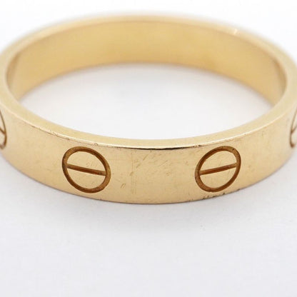 Cartier Ring Mini Love 18K Yellow Gold Yellow Gold #53 Ladies