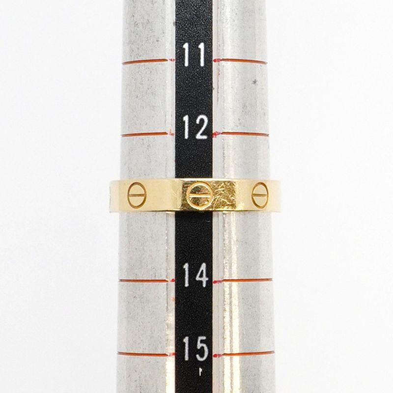 Cartier Ring Mini Love 18K Yellow Gold Yellow Gold #53 Ladies