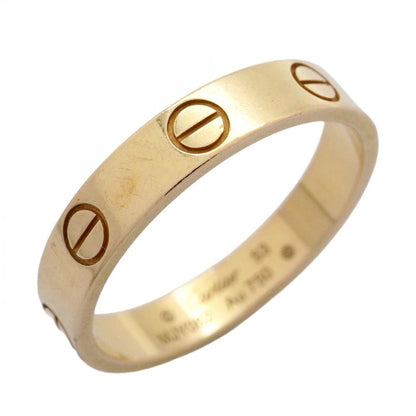 Cartier Ring Mini Love 18K Yellow Gold Yellow Gold #53 Ladies