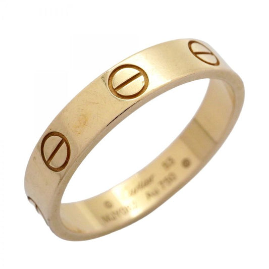 Cartier Ring Mini Love 18K Yellow Gold Yellow Gold #53 Ladies