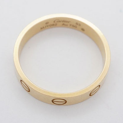 Cartier Ring Mini Love 18K Yellow Gold Yellow Gold #53 Ladies