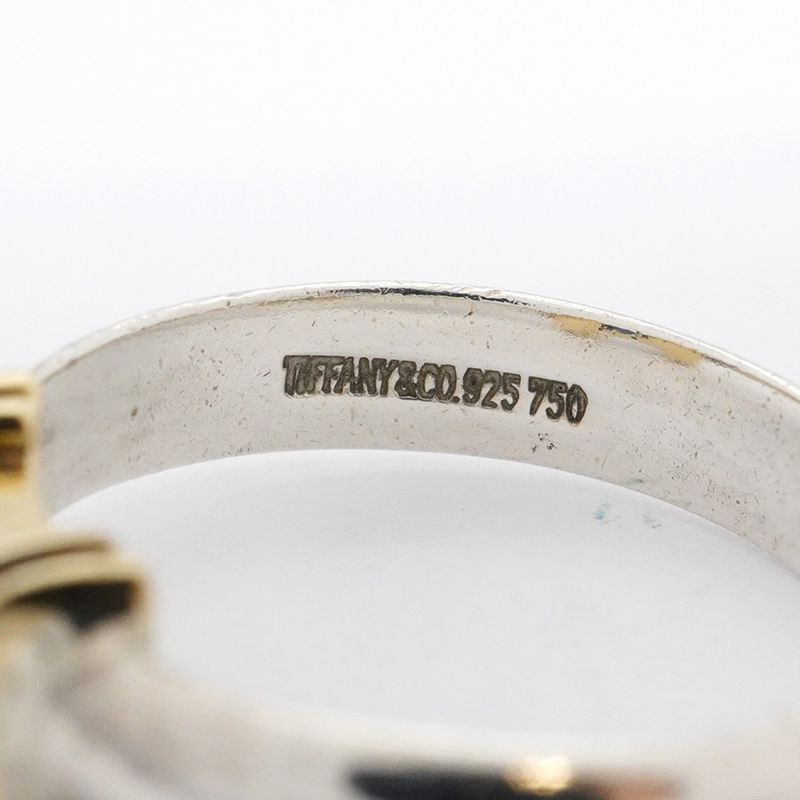 Tiffany & Co Ring Combination 18K Yellow Gold Yellow Gold Silver 925 Sapphire