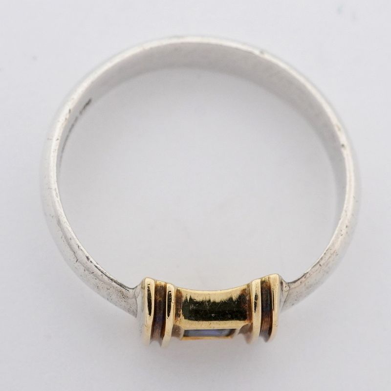 Tiffany & Co Ring Combination 18K Yellow Gold Yellow Gold Silver 925 Sapphire