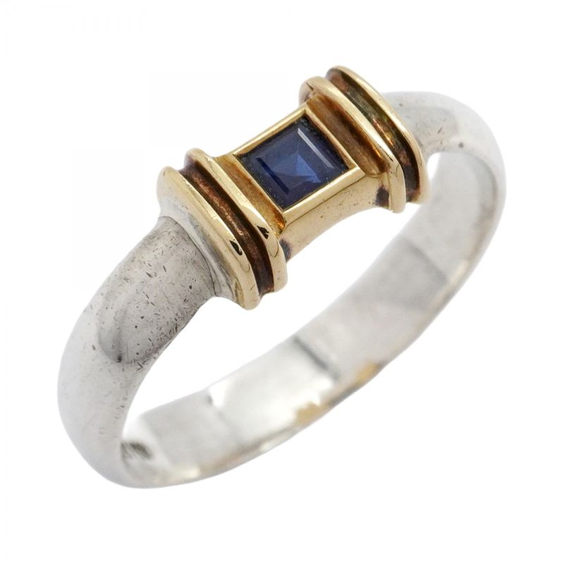 Tiffany & Co Ring Combination 18K Yellow Gold Yellow Gold Silver 925 Sapphire