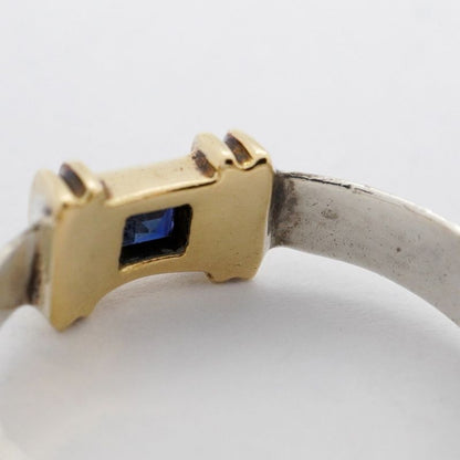 Tiffany & Co Ring Combination 18K Yellow Gold Yellow Gold Silver 925 Sapphire