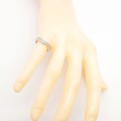 Tiffany & Co Ring V Band 7PD Pt950 Platinum Diamond #10.5 Ladies