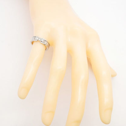 Tiffany & Co Ring Atlas 3PD 18K White Gold White Gold Diamond #10 Ladies