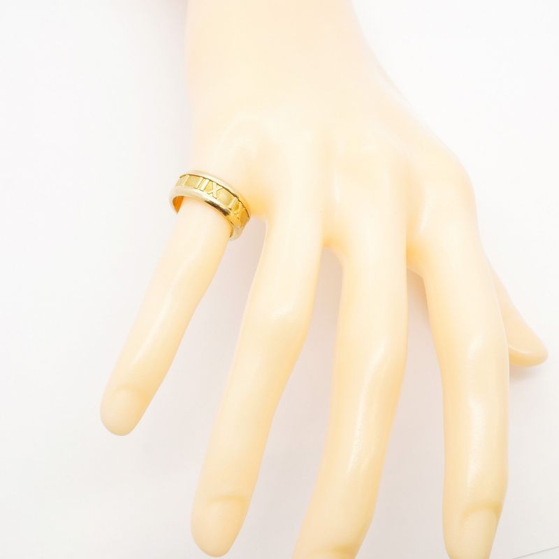 Tiffany & Co Ring Atlas 18K Yellow Gold Yellow Gold Size 9.5 Ladies