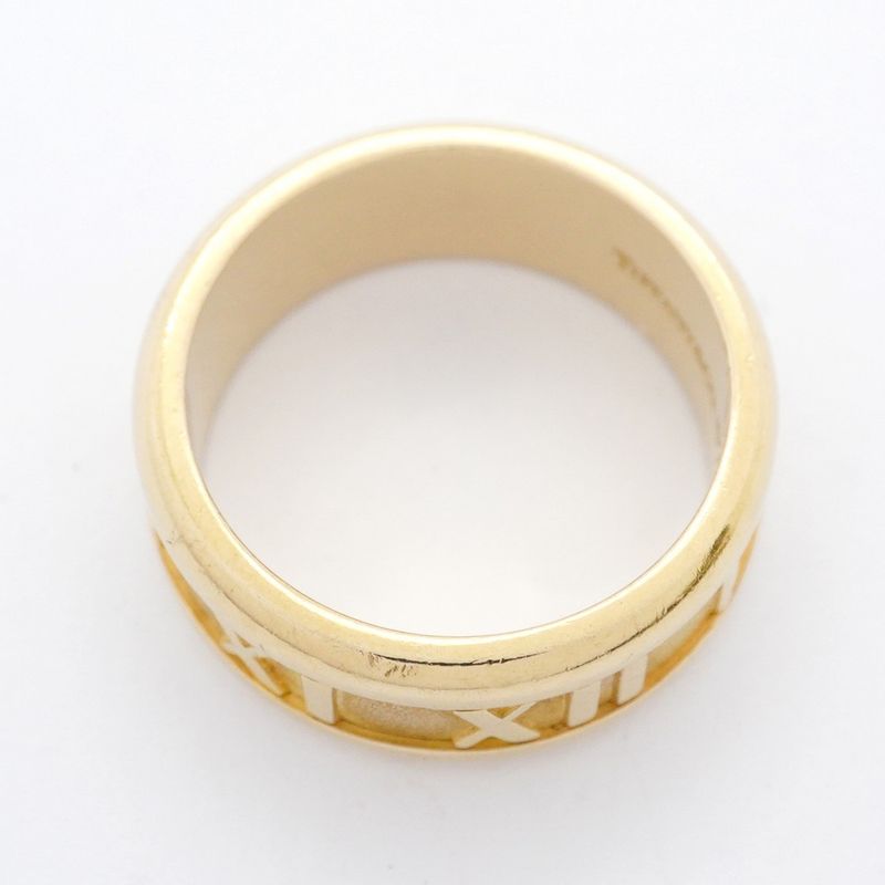 Tiffany & Co Ring Atlas 18K Yellow Gold Yellow Gold Size 9.5 Ladies