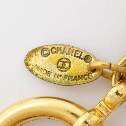 Chanel Necklace Vintage Chanel Logo Cambon Round Shape Circle Medal Motif GP