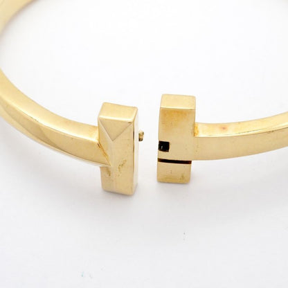 Tiffany & Co Bangle T One 18K Yellow Gold Yellow Gold Men Women Unisex