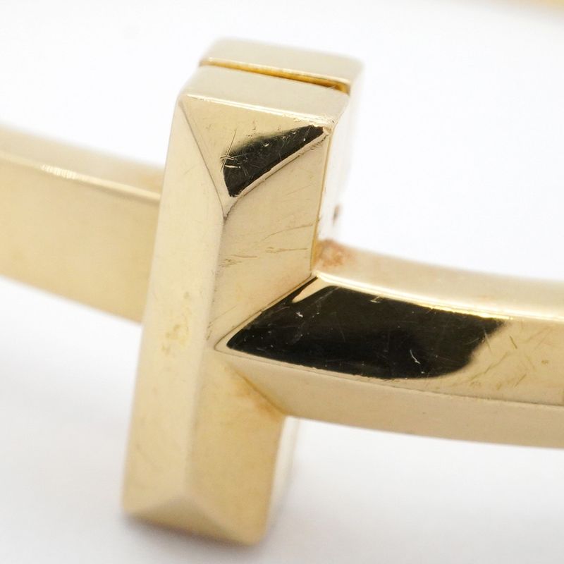 Tiffany & Co Bangle T One 18K Yellow Gold Yellow Gold Men Women Unisex
