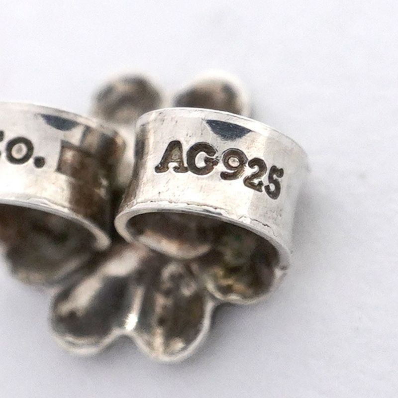 Tiffany & Co Earrings Silver 925 Pearl Ladies