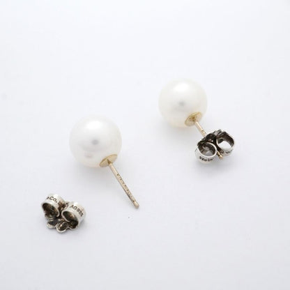 Tiffany & Co Earrings Silver 925 Pearl Ladies
