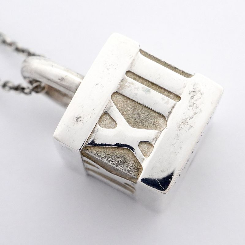 Tiffany & Co Necklace Atlas Cube In 925 Silver For Women