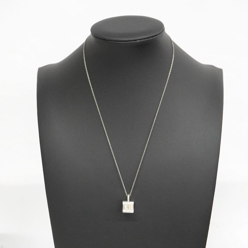Tiffany & Co Necklace Atlas Cube In 925 Silver For Women