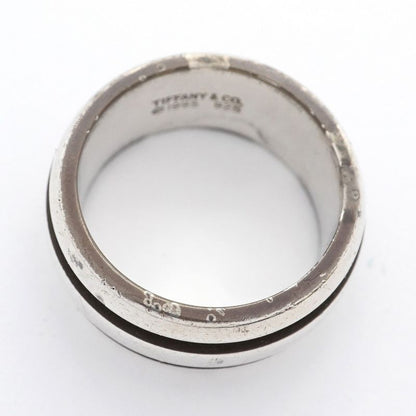Tiffany & Co Ring Grooved Silver 925 Size 15.5 Ladies