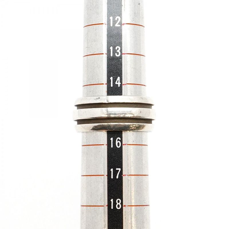 Tiffany & Co Ring Grooved Silver 925 Size 15.5 Ladies