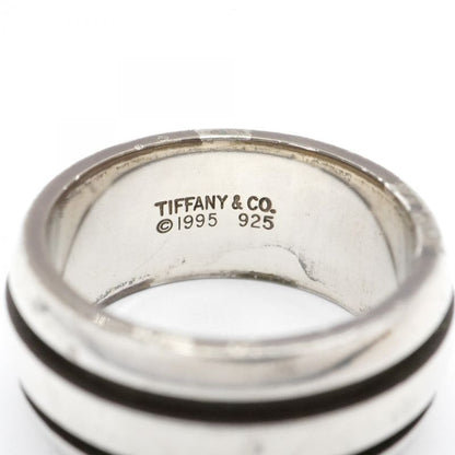 Tiffany & Co Ring Grooved Silver 925 Size 15.5 Ladies
