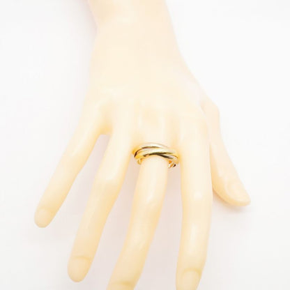 Cartier Ring Trinity Classic Model 18K Yellow Gold Yellow Gold 18K White Gold