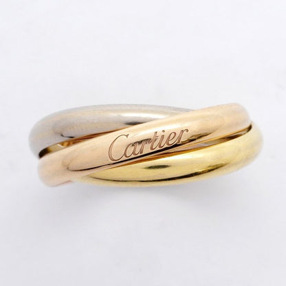 Cartier Ring Trinity Classic Model 18K Yellow Gold Yellow Gold 18K White Gold