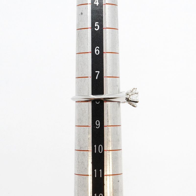 Tiffany & Co Ring Solitaire 1PD Pt950 Platinum Diamond 0.72ct 8 Ladies