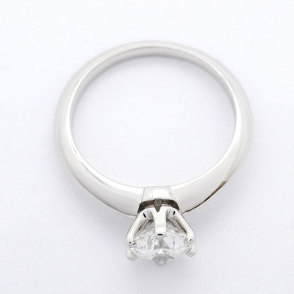 Tiffany & Co Ring Solitaire 1PD Pt950 Platinum Diamond 0.72ct 8 Ladies