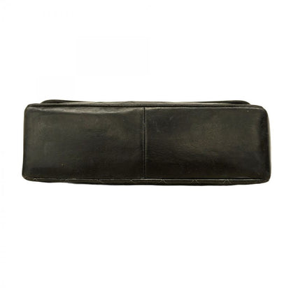 Chanel Shoulder Bag Matelasse Lambskin Black Gold Hardware Women