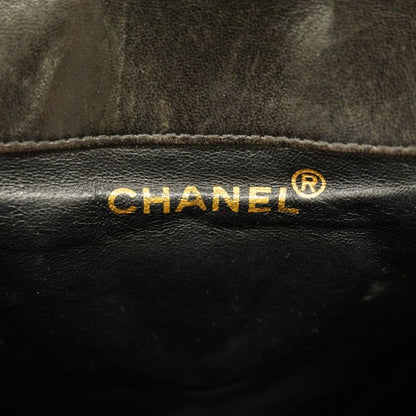 Chanel Backpack Daypack Matelasse Lambskin Black Gold Hardware Women