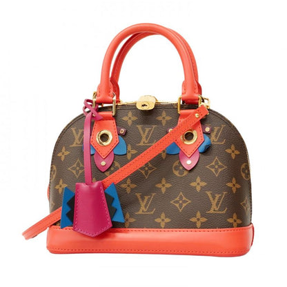 Louis Vuitton Handbag Monogram Totem Alma BB M41659 Brown Flamingo 2way Bag
