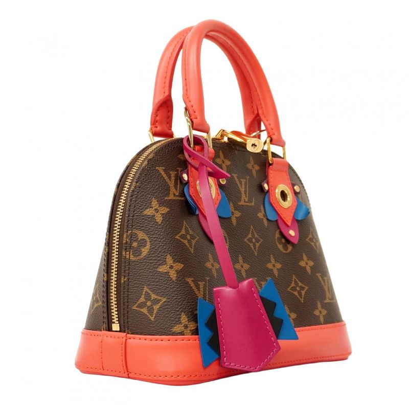 Louis Vuitton Handbag Monogram Totem Alma BB M41659 Brown Flamingo 2way Bag
