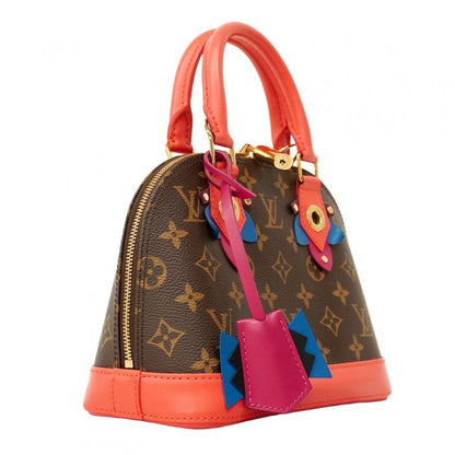 Louis Vuitton Handbag Monogram Totem Alma BB M41659 Brown Flamingo 2way Bag