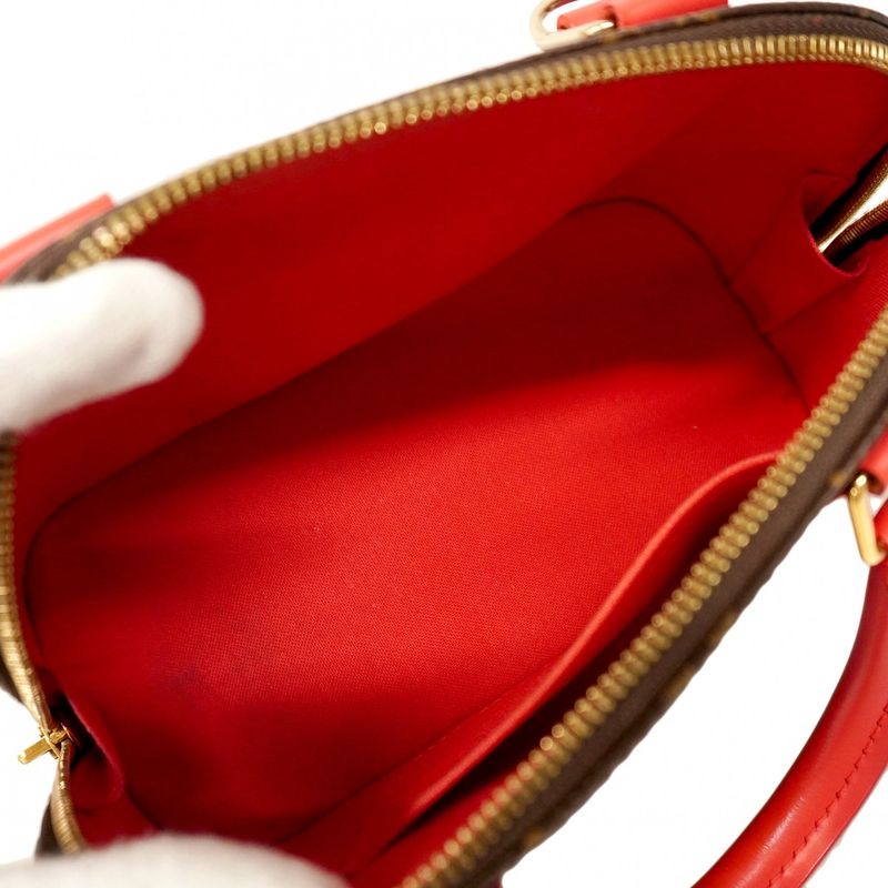 Louis Vuitton Handbag Monogram Totem Alma BB M41659 Brown Flamingo 2way Bag