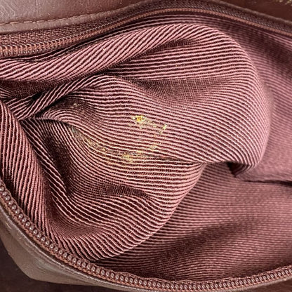 Chanel Handbag Mouton Brown Green Gold Hardware Women