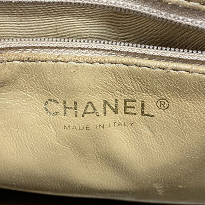 Chanel Tote Bag Revival Tote Caviar Skin Beige Gold Hardware Women's