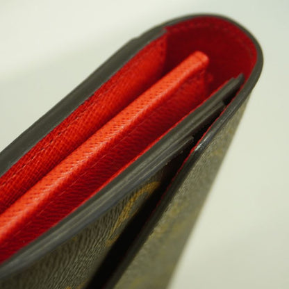 Louis Vuitton Long Wallet Monogram Portefeuille Sarah M62236 Brown Coquelicot