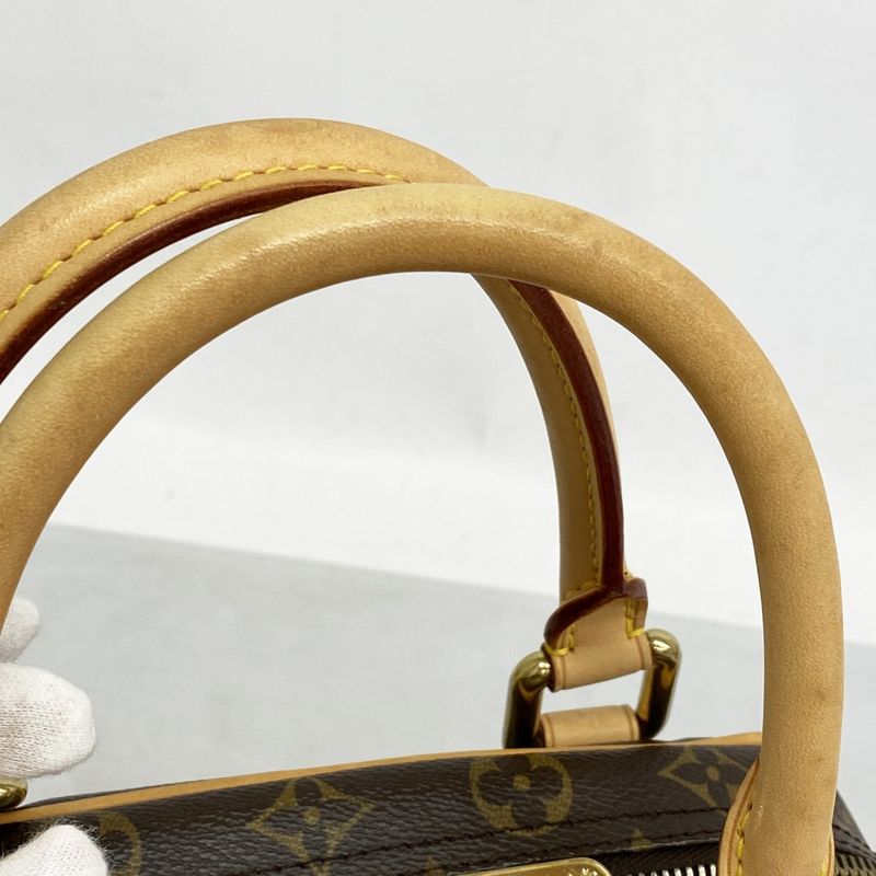 Louis Vuitton Handbag Monogram Manhattan PM M40026 Brown Ladies